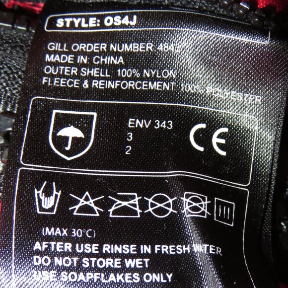 Gill OS4 Offshore Atlantic Jacket Sailing Boating Marine Coat Red Mens XL OS4J - Picture 9 of 16